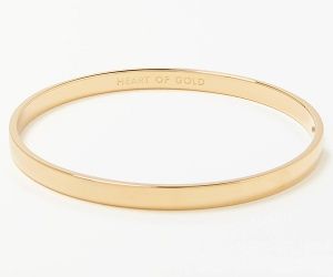 heart of gold bangle