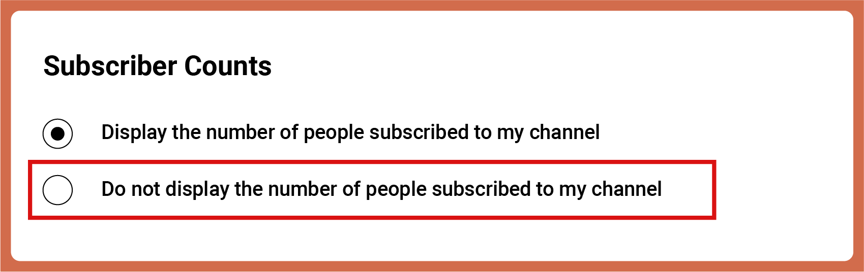 Subscriber counts