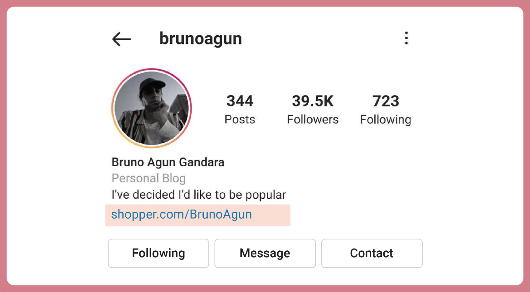 promoting affiliate links on Instagram