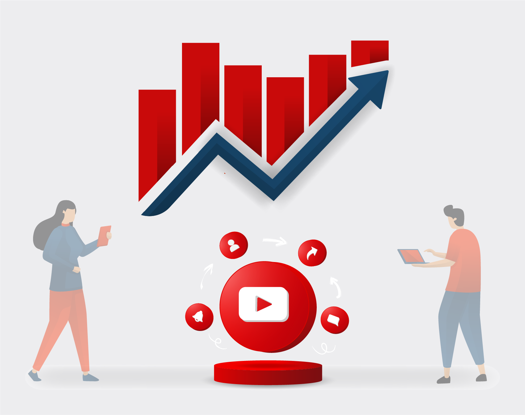 YouTube features to promote the content