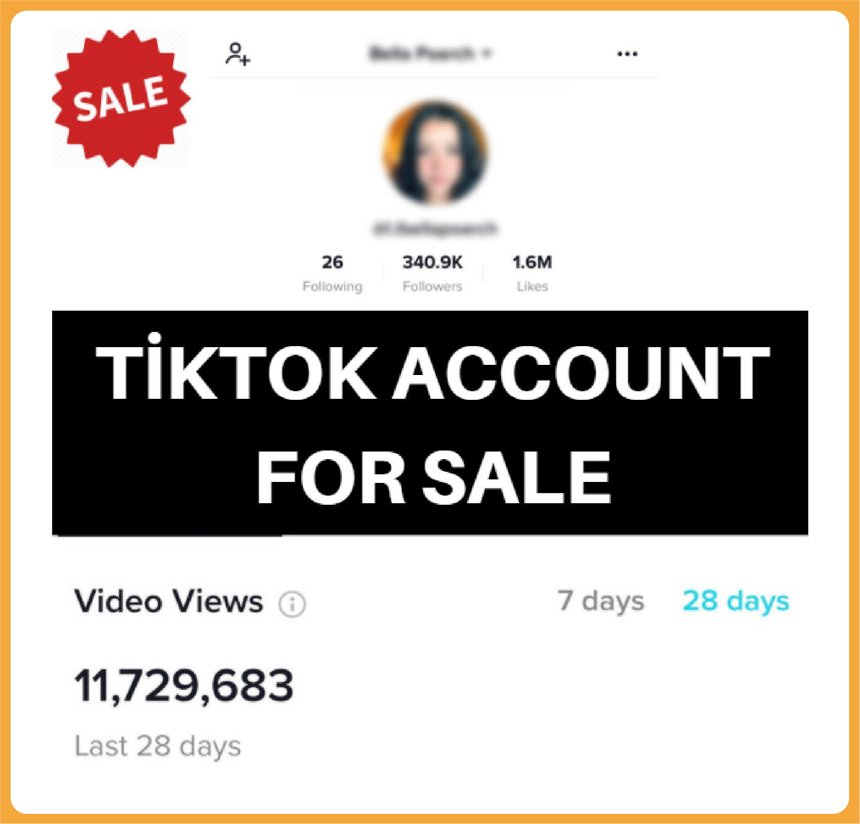 Selling TikTok Accounts