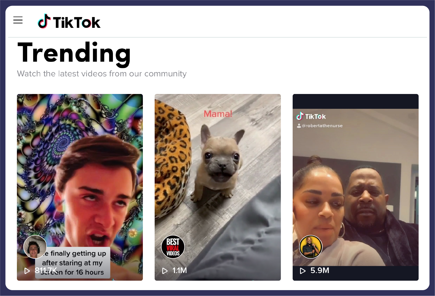 TikTok video trends