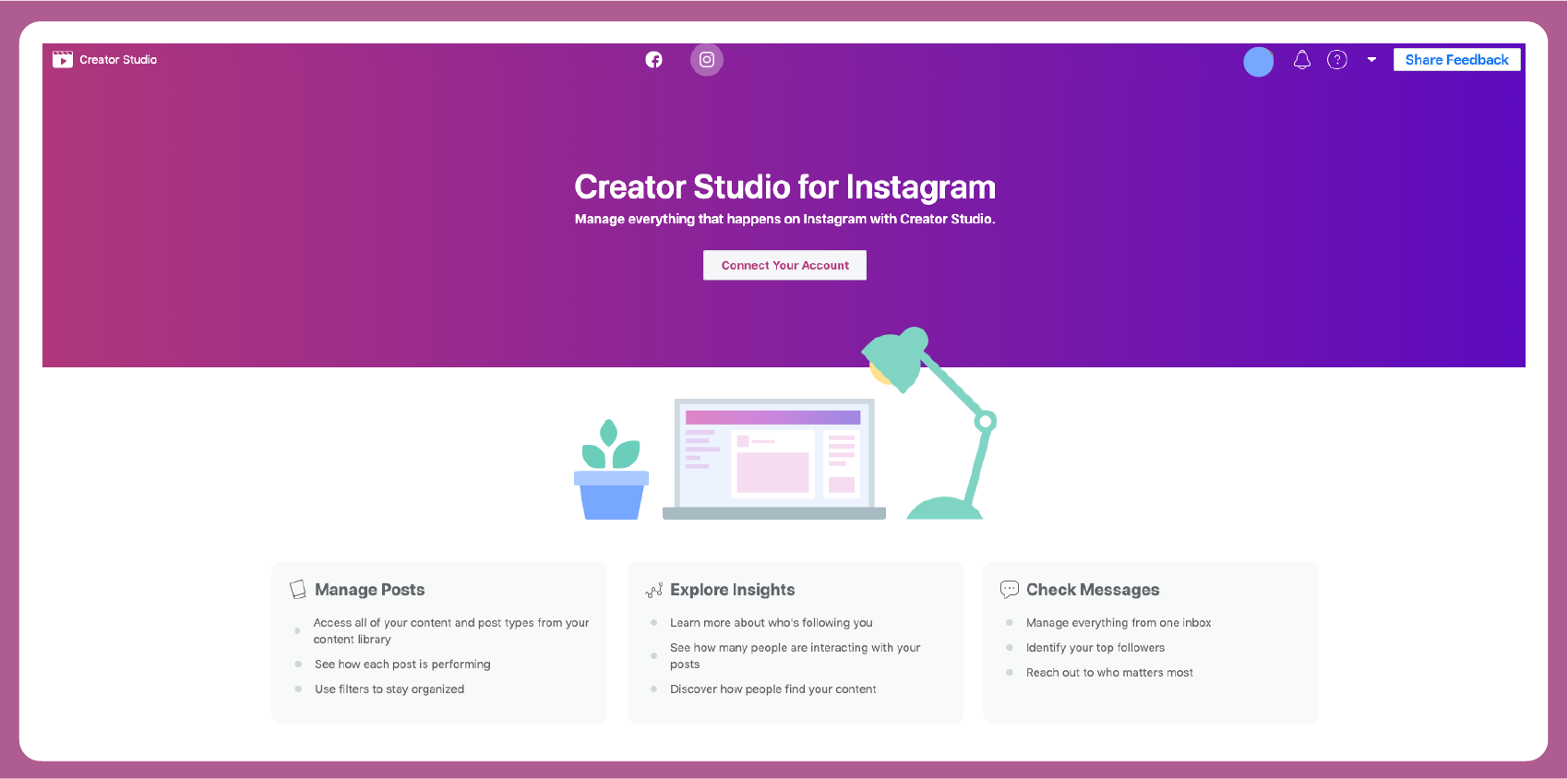 Instagram Creator Studio