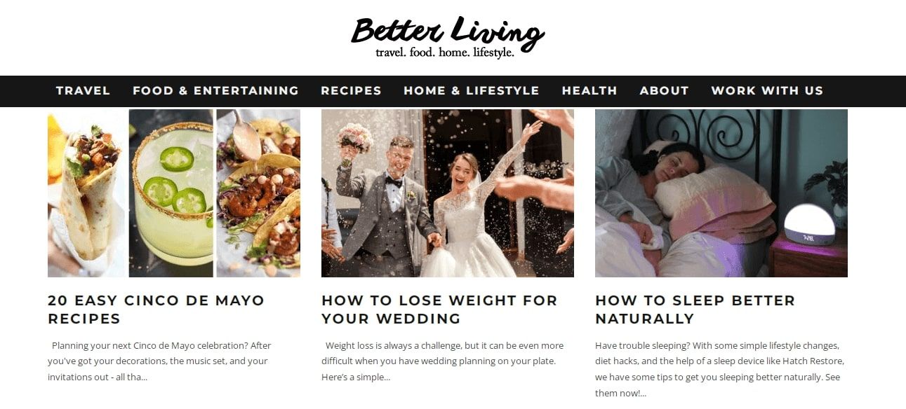  Better living lifestyle review blog