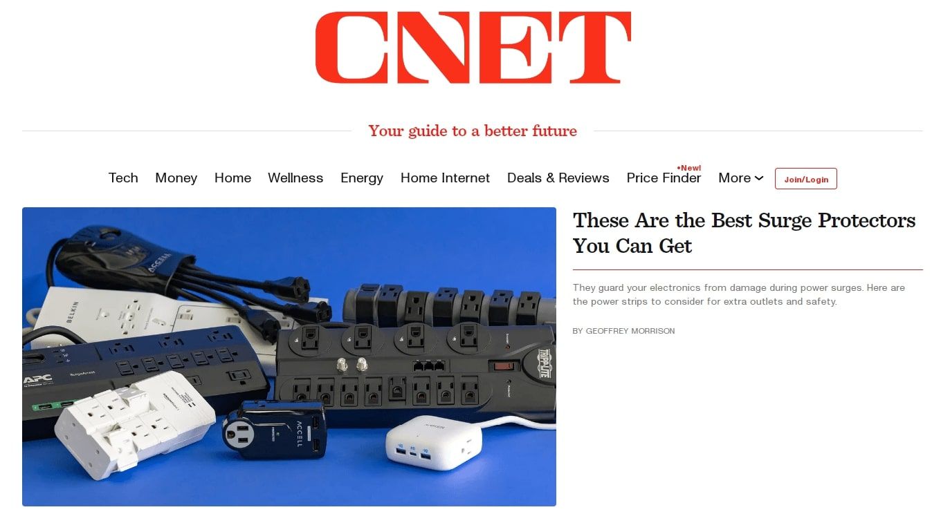 CNET review blog